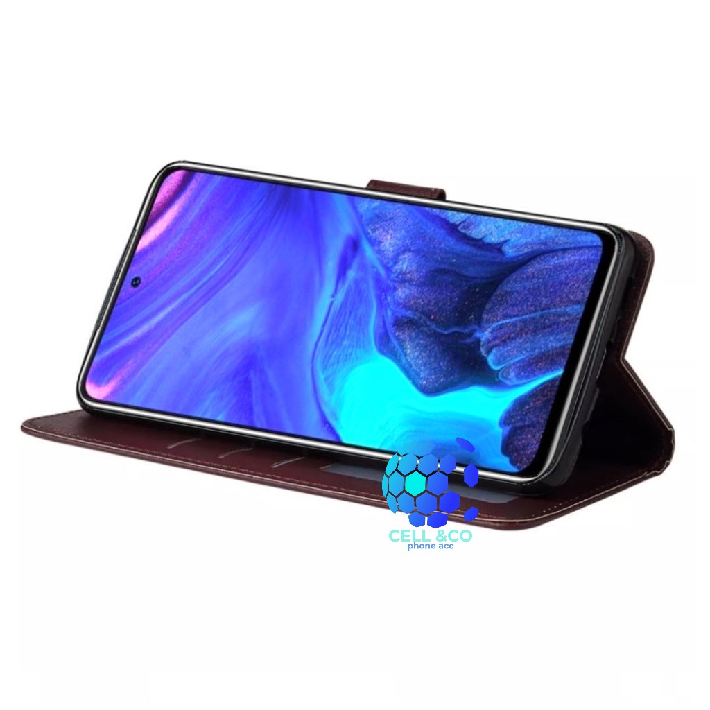 FLIP COVER SAMSUNG M52 5G LEATHER WALLET PREMIUM FLIP CASE BUKA TUTUP KESING HP CASING FLIP CASE WALLET SAMSUNG M52 5G