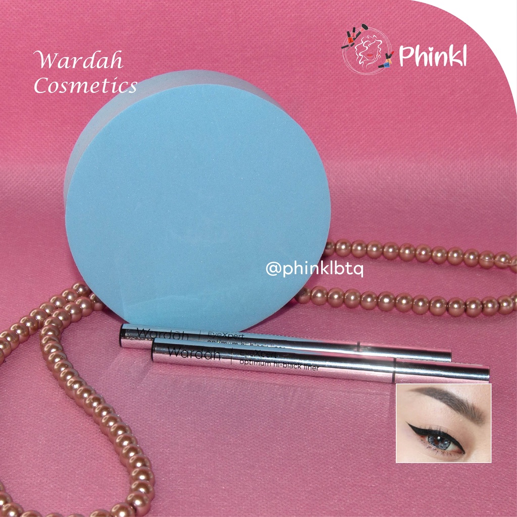 `ღ´ PHINKL `ღ´ Wardah Optimum Hi-Black Liner eyeliner cair kuas runcing mudah dipakai untuk pemula waterproof