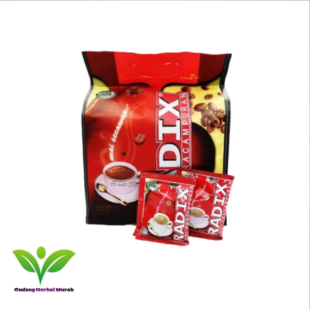 

Kopi Radix HPA Malaysia DenganHerbal isi 32 Sachet ORIGINAL