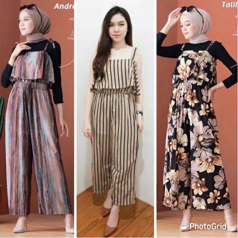 [MOJ.21De22c] TALITA JUMPSUIT MOTIF BUNGA//JUMSWEET