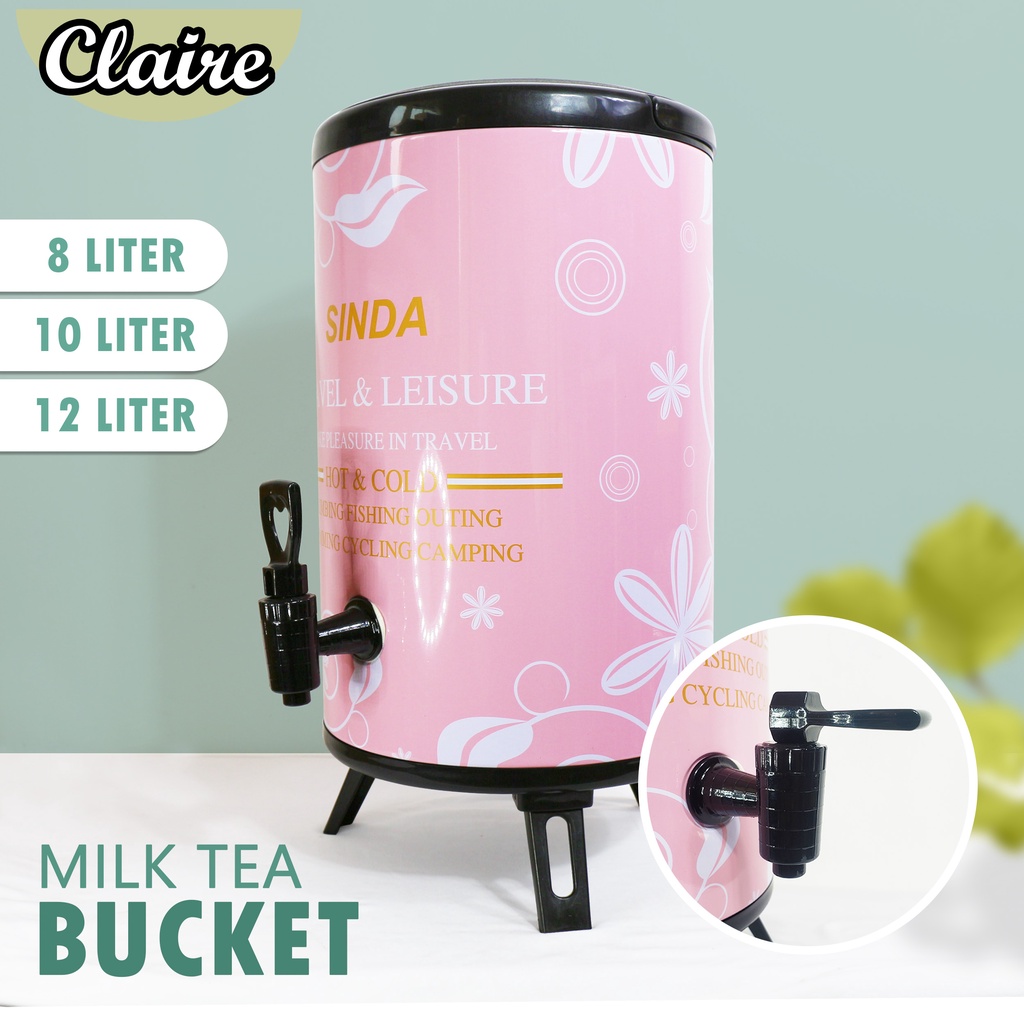 TERMOS MILK TEA BUCKET / TERMOS TEKO AIR / DISPENSER MINUMAN