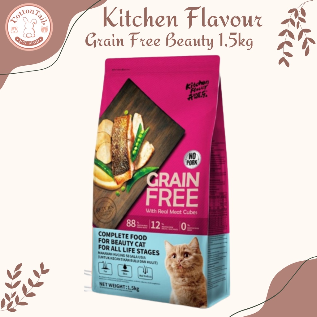 Kitchen Flavor Grain Free Beauty Cat 1,5kg Freshpack