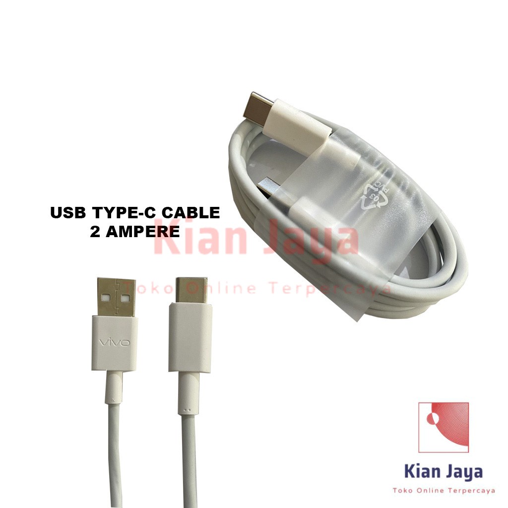 [Garansi 100% Ori] Travel Charger Vivo Fast Charging Model V2323B-EU USB Type Tipe C Cable Travel Adaptor Adapter Casan Hp Ori