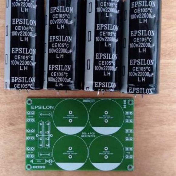 ELCO EPSILON 22000uf 100v ORIGINAL 22000uf 100v