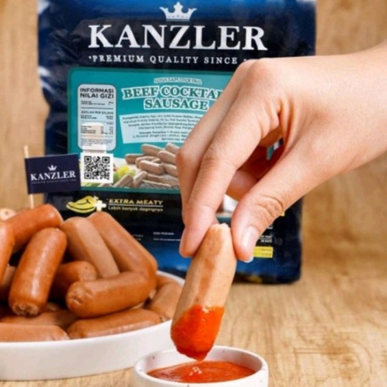 

Kanzler Beef Cocktail Sausage uk 250 gr