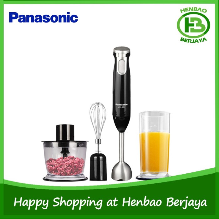 Jual PANASONIC HAND BLENDER MXSS1BSR CHOPPER WHISK IMMERSION MXSS1