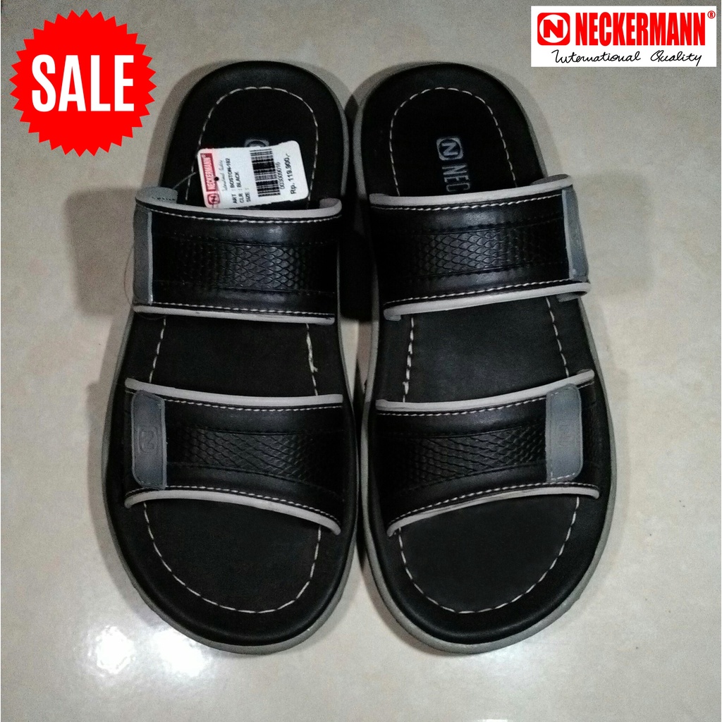 Sandal Neckermann Original Sandal Pria Kulit Nyaman Berkelas