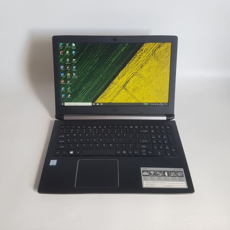 Laptop Acer Aspire 5 A515-51 Intel Core i3 gen 6 Ram 8GB SSD 128GB HDD 500GB Layar 15,6 inch Mulus