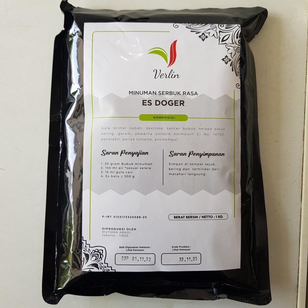 NEW!! VERLIN rasa ES DOGER MURAH powder drink minuman bubuk (1kg)