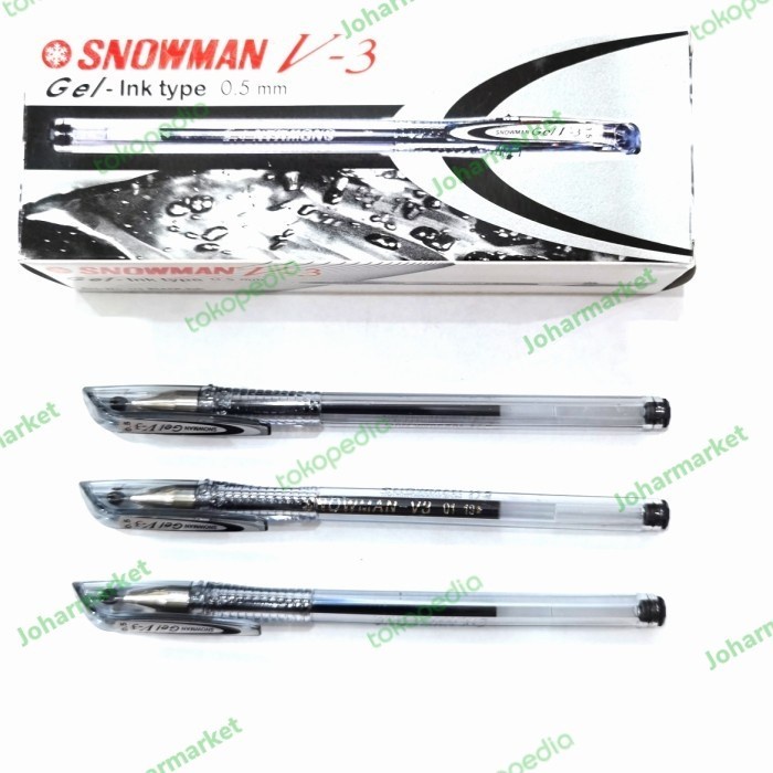 

Ballpoint Bolpen Snowman V3 Gel 0,5 Mm