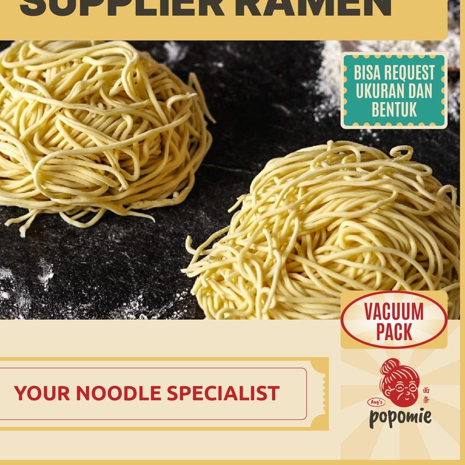 

✔ Ramen mentah Vacuum Pack Mie Ramen Basah Terjangkau