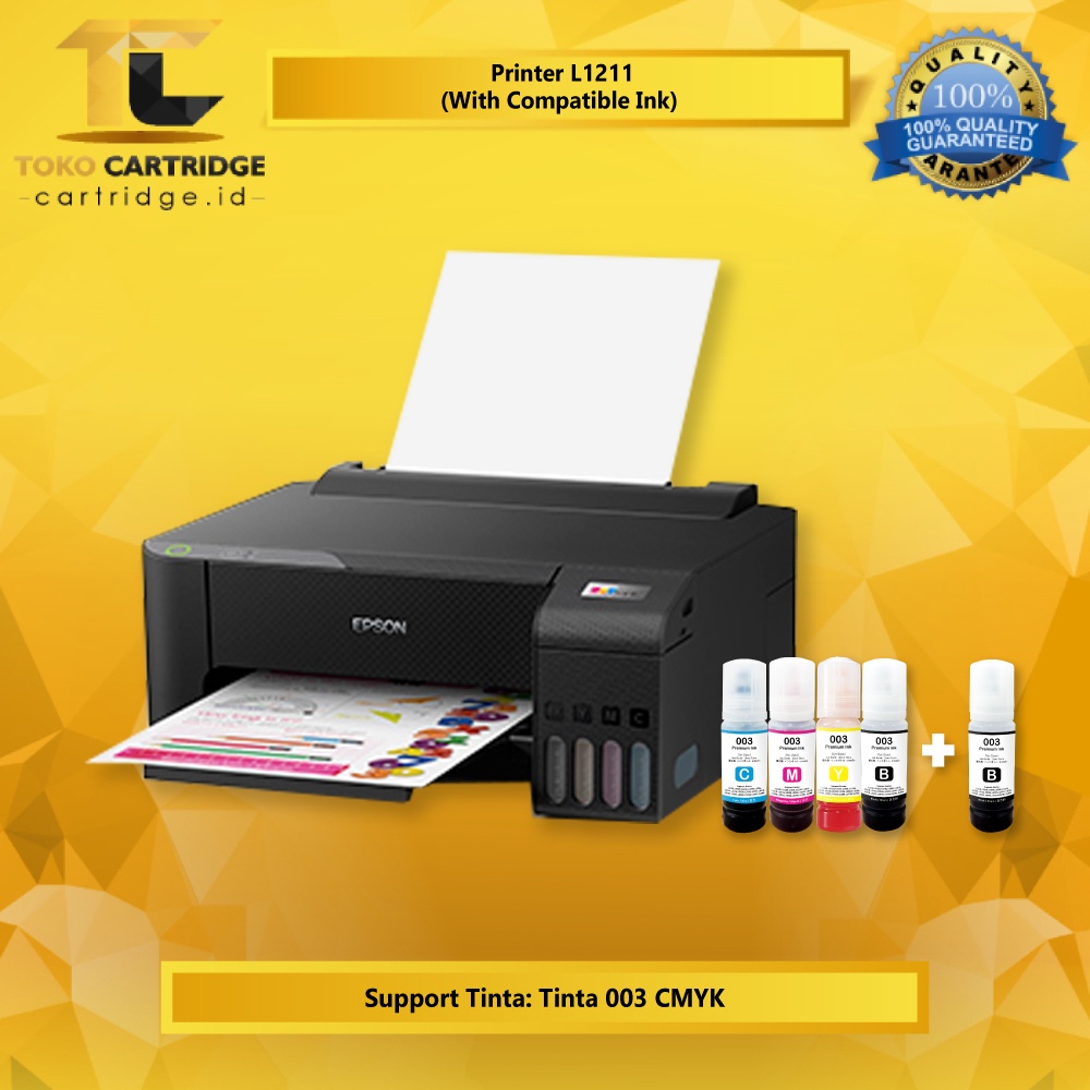 Printer Epson EcoTank L1210 L 1210 New, Pengganti Epson L1110 Warna Original Resmi