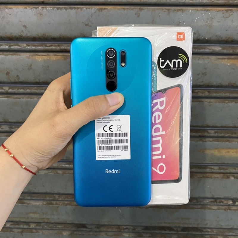 Redmi 9 4/64gb second bekas pakai normal fullset original resmi