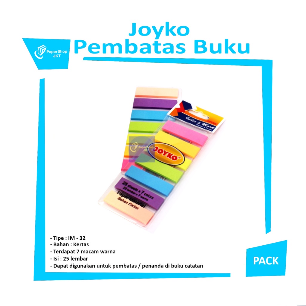 

JOYKO - Pembatas Buku IM 32 Index Mark - Pad