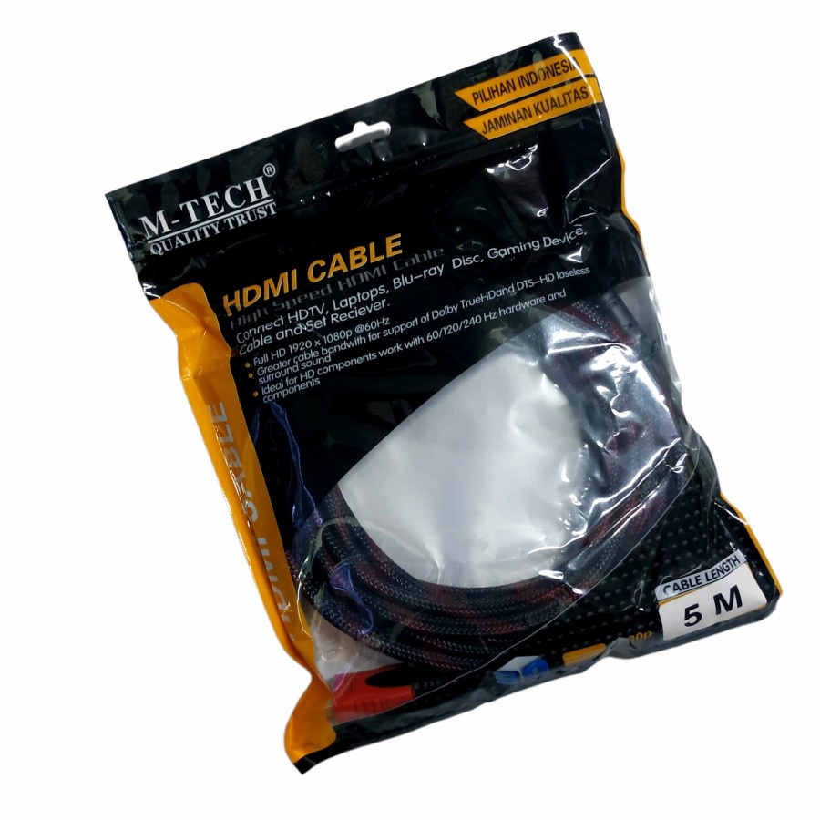 M-Tech Kabel hdmi Jaring 5m