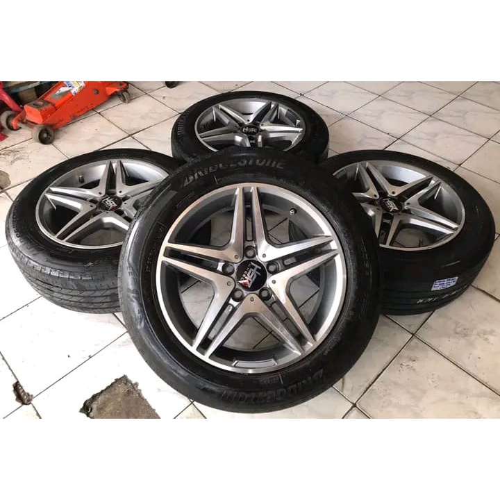 VELG MOBIL SECOND AMG RING 16 LEBAR 7,5 PCD 5X112 ET 35 + BAN