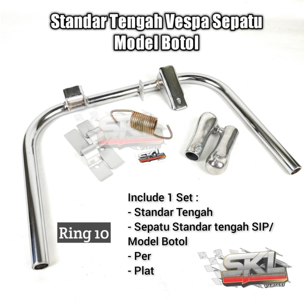 Standar Tengah Vespa Super Sprint Px Excel Ring 10 Standar Tengah Standar Dua Vespa Px Sprint Super Excel Ring 10