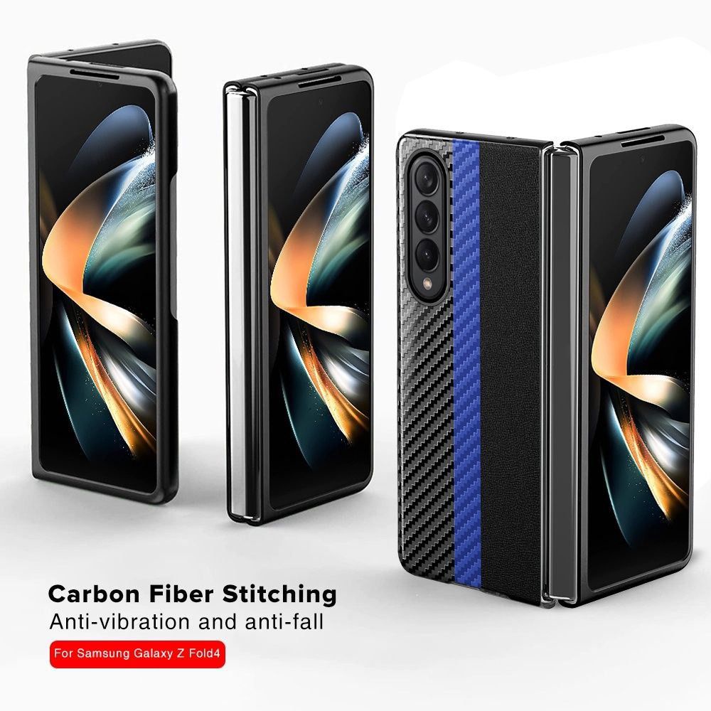 CARBON HARD CASE SAMSUNG Z FOLD 4 FOLD 3 5G FOLD 2 FOLD 1 FULL PROTECTOR CASE HIGH QUALITY PREMIUM