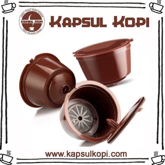 KapsulKopi Kapsul Refill Nescafe Dolce Gusto Food Grade BPA Free Aman stok ada terus