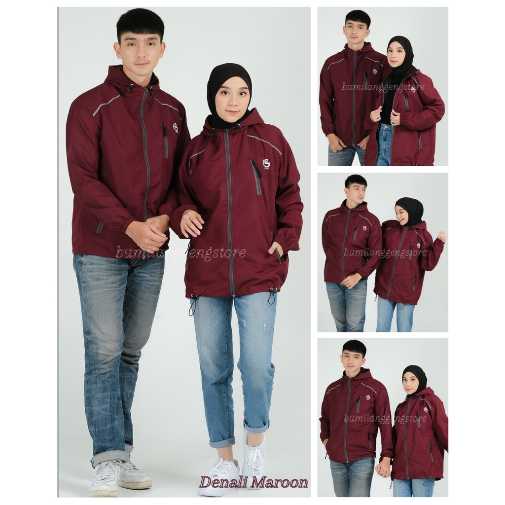 Jaket Couple Parasut Jumbo Waterproof Original FCF SINAI Size M L XL XXL / Jaket Gunung Pria Waterproof FCF