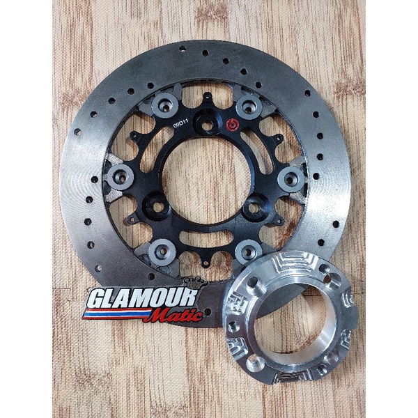 disk brembo rotor 220mm set adaptor lubang 4