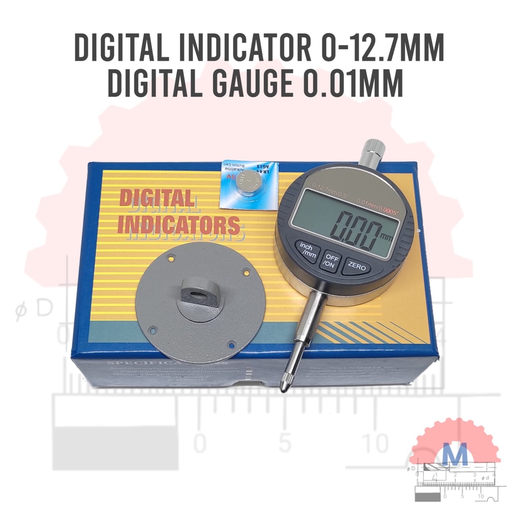 Dial Digital Indicator Gauge 12.7mm Digital Dial Gauge