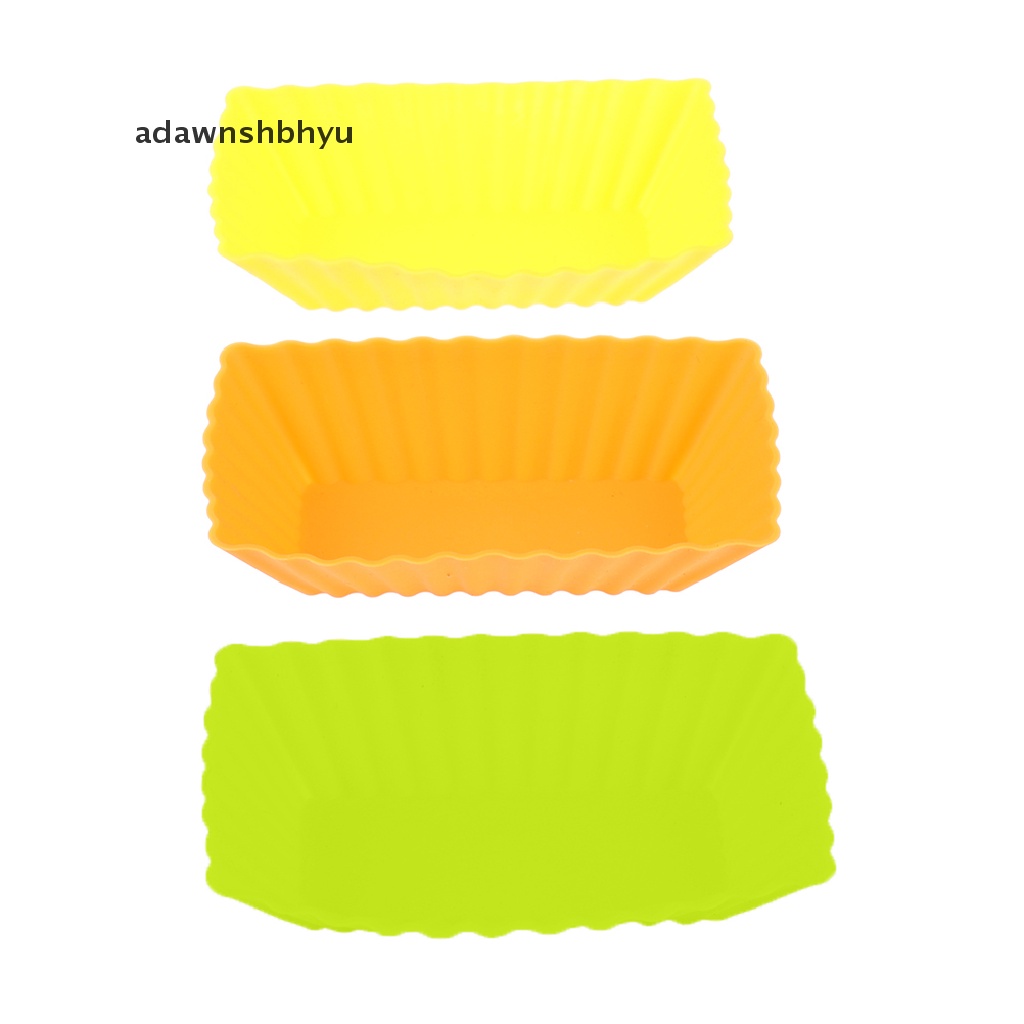 Adawnshbhyu Silicone Reusable Cake Mold Jelly Cetakan Kue Cupcake Maker Alat Pastry Dapur ID