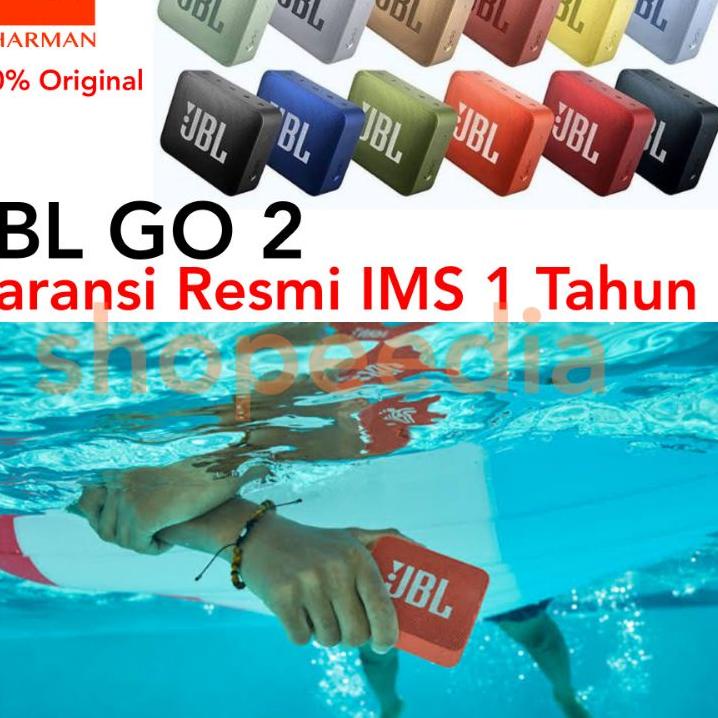 Kualitas Dijamin JBL GO 2 ORIGINAL BLUETOOTH SPEAKER SPIKER SPEKER SALON GARANSI RESMI IMS