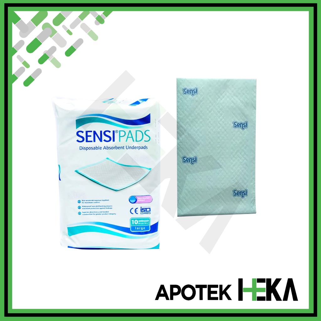 Sensipads Underpads 60 cm x 90 cm isi 10 pcs (SEMARANG)