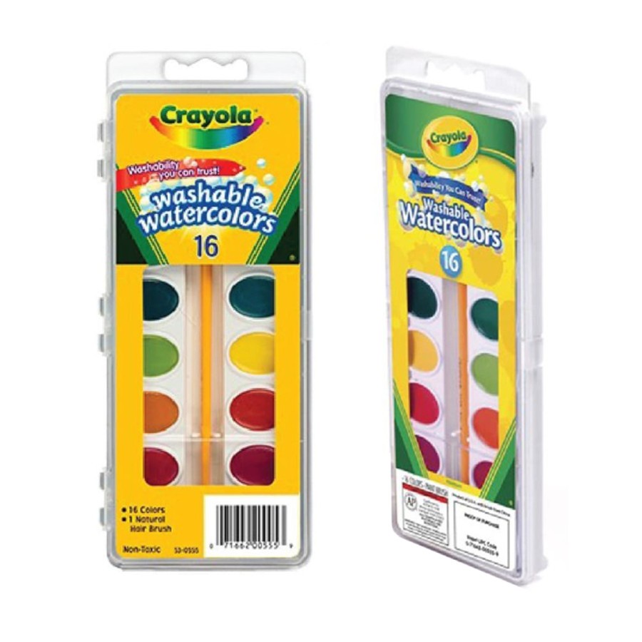 

Krayon Crayola Washable Watercolor - 16 Color