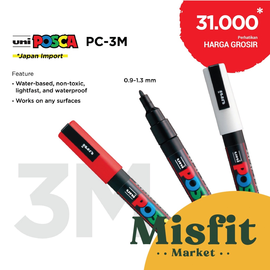 UNI POSCA PC-3M Paint Marker (Fine Point) PC3M