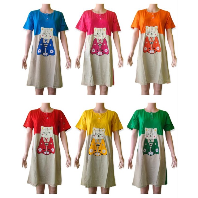 familia | Daster Dewasa Kaos SieLie | Baju Tidur Daster