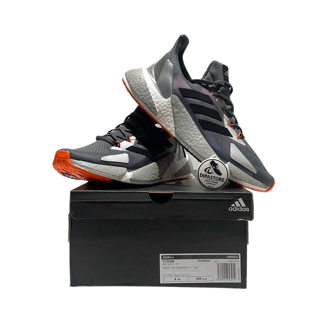 Adidass X9000L4 Grey Six Orange BNIB ORIGINAL BASF BOOST