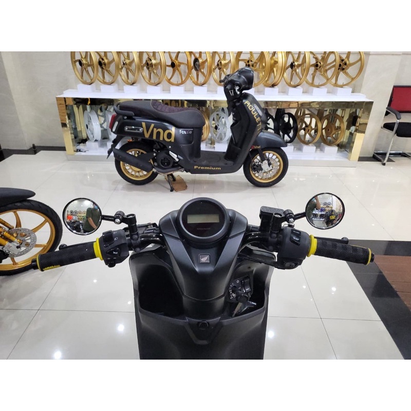 NEW Spion bulat motor VND RACING kaca cembung spion bulat all motor beat pcx vario lexi nmax vario125/150/160 pcx150/160 dll