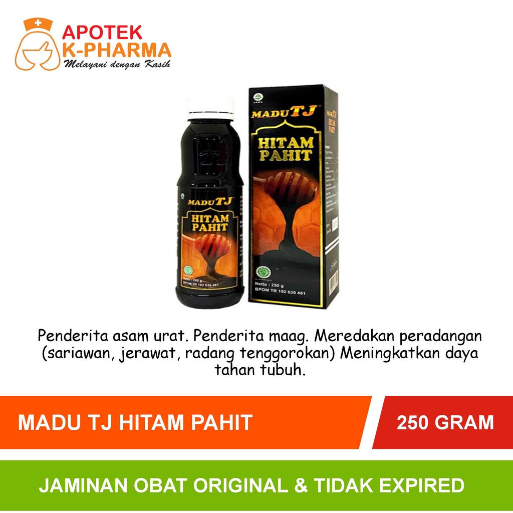 

Madu Tj Hitam Pahit Isi 250gram Original