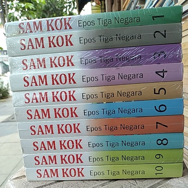 BUKU SEJARAH CERITA SAM KOK CINA DIJUAL 1 SET BARU ORIGINAL