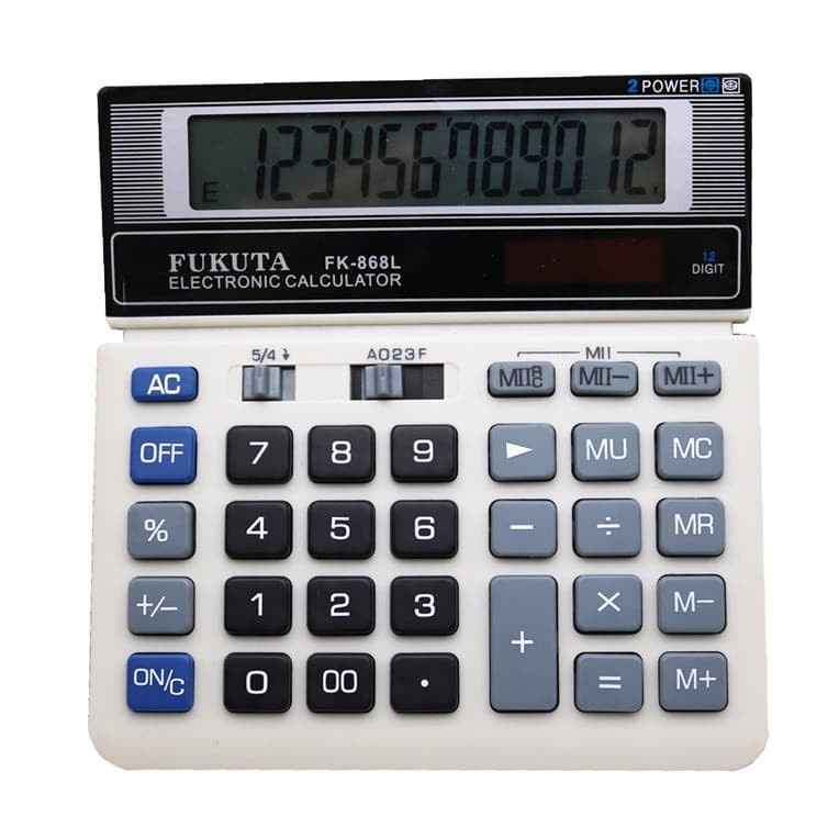 

Kalkulator / Calculator 12 Digit Kalkulator FK - 868 L