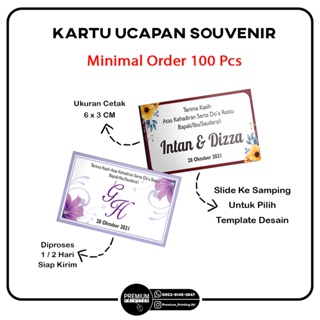 Image of thu nhỏ Kartu Souvenir / Kartu Ucapan / Kartu Terimakasih / Kartu Ucapan Terimakasih / Wedding Card 1 #0
