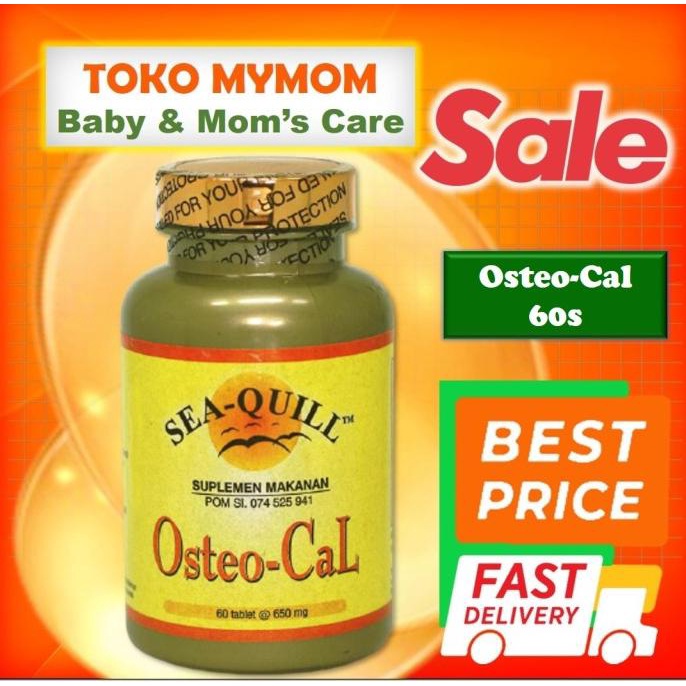 Sea-Quill Osteo Cal 60 Tab / SeaQuill Vitamin Tulang Osteoporosis