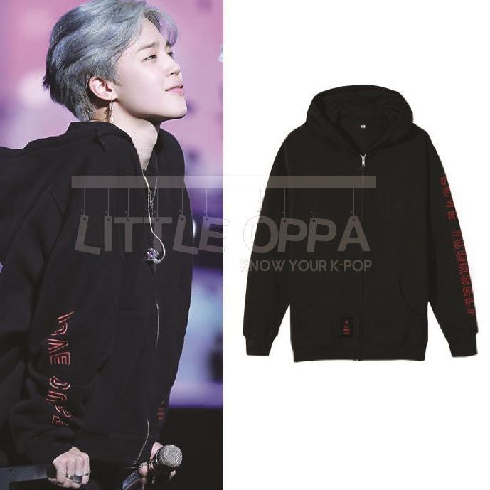 ペ JACKET ZIPPER KPOP BTS JIMIN LOVE YOURSELF WORLD TOUR Limited