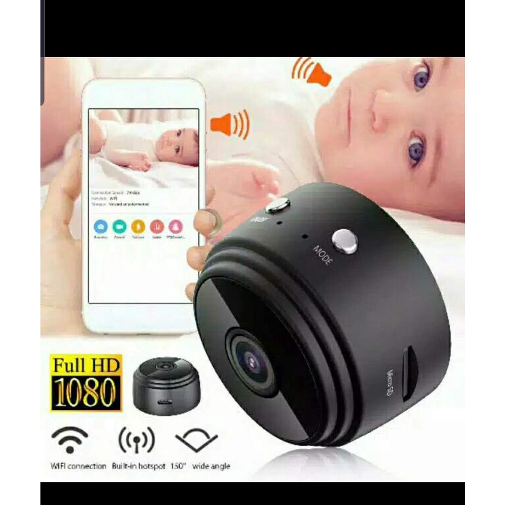 [ KAMERA PENGINTAI MINI ] IP Camera A9 Mini Spy WiFi HD 1080P Smart CCTV Wireless