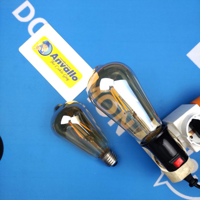 Lampu Filamen Lampu Edison BULAT