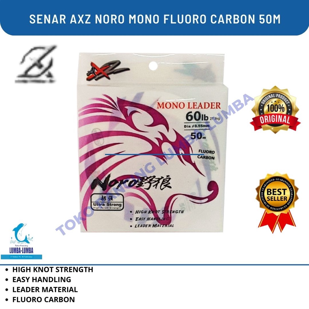 Senar Leader Noro Mono Fluoro Carbon / Senar Leader / Senar Pancing
