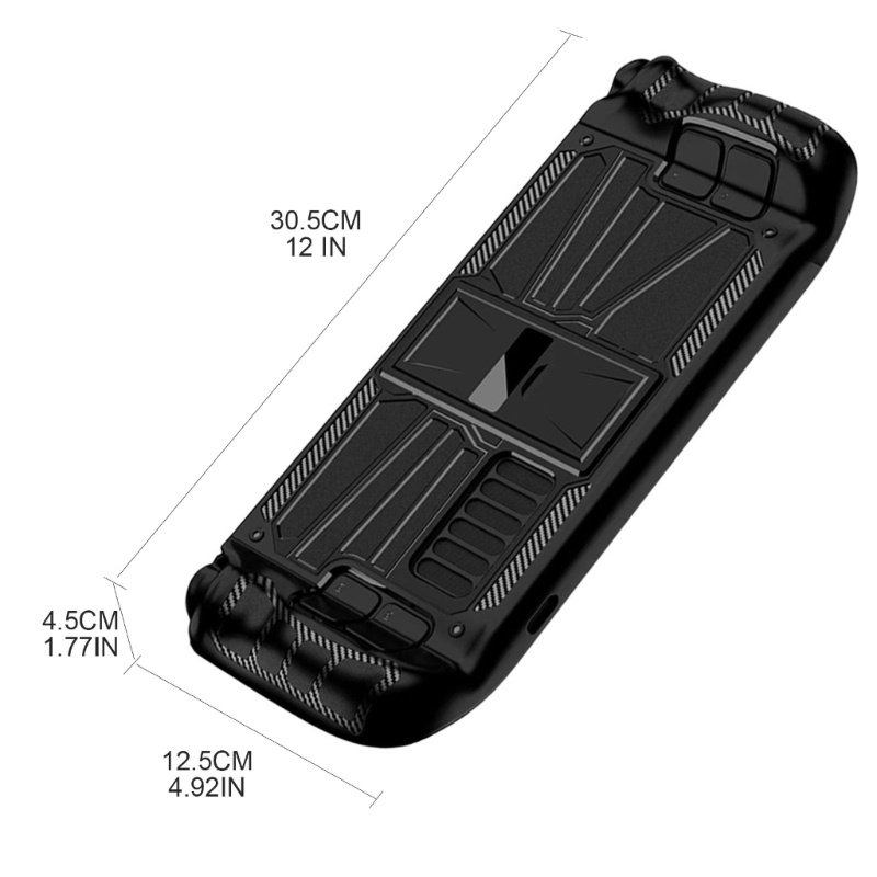 Zzz Casing Pelindung Dengan Kickstand Untuk Dek Uap, Konsol TPU Lembut Pelindung Pegangan Tangan Case Penutup Kulit Dengan Stand