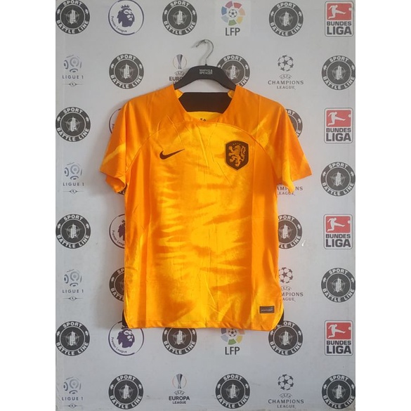 Jersey Belanda home 2022 Grade Ori