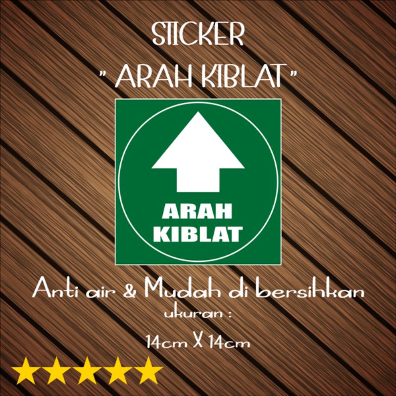 

Stiker Petunjuk Kiblat Stiker Arah Kiblat Sticker Arah Kiblat Perengkapan Mushola