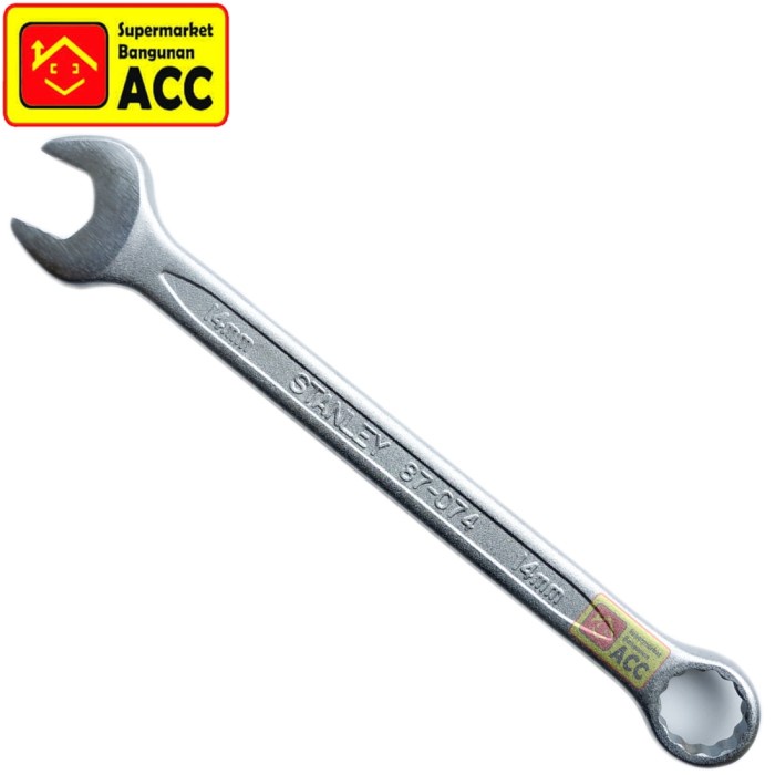 Stanley 87-074 Slimline Combination Wrench 14mm / Kunci Ring Pas 14mm