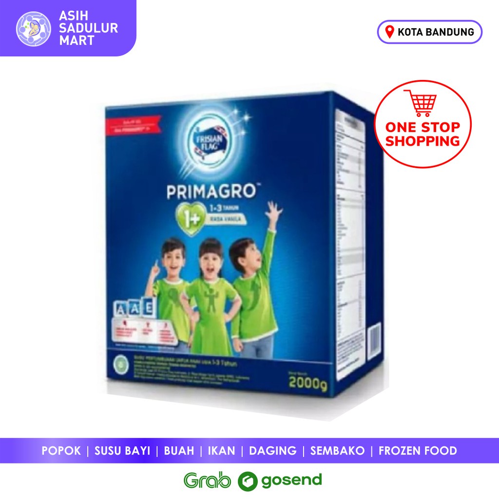 Frisian Flag Primagro 1+ 3+ vanila 2000g promo Murah Diskon