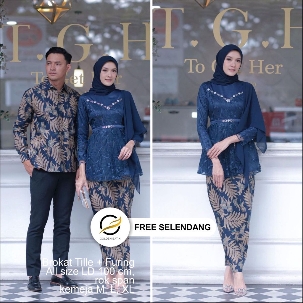 Jual New Arrival Batik Couple Kebaya Modern Kebaya Wisuda Lamaran Baju