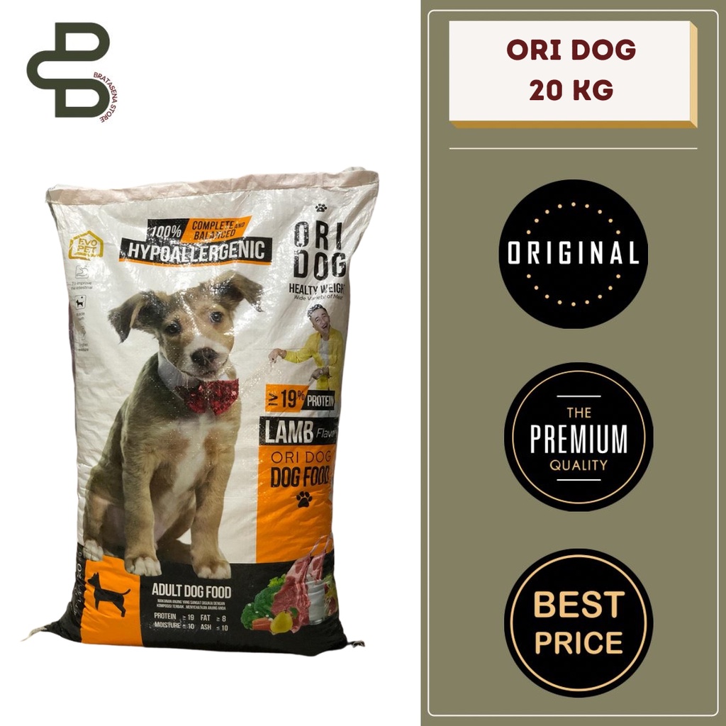 ORI DOG 20 KG LAMB FLAVOR FRESHPACK // MAKANAN KERING ANJING (KHUSUS GOJEK/GRAB)